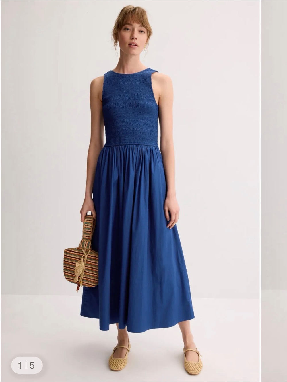 Madewell Sicily Dress in Blue